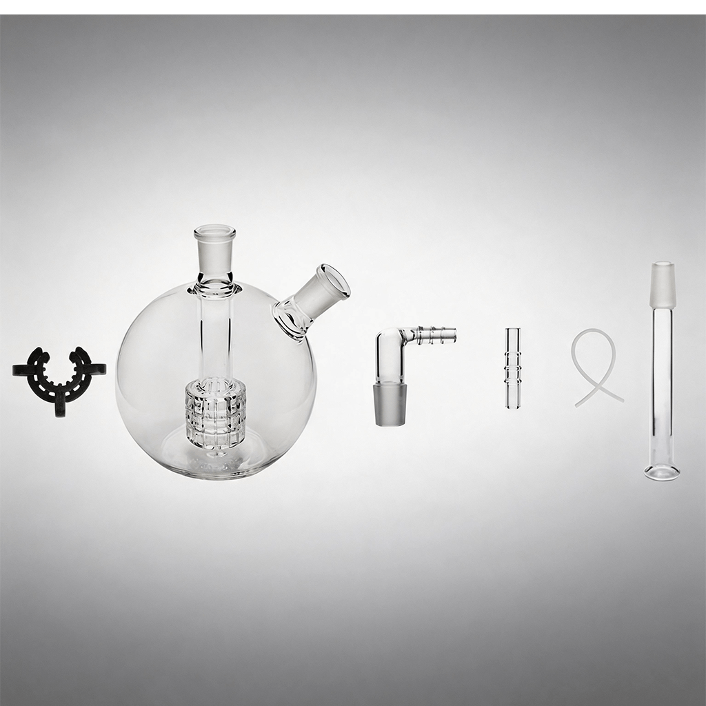 14 mm Female Mega Glabe Bubbler Mouthpiece Blanco de pieza blanca adaptadora de agua a bordo de agua Bong Kit
