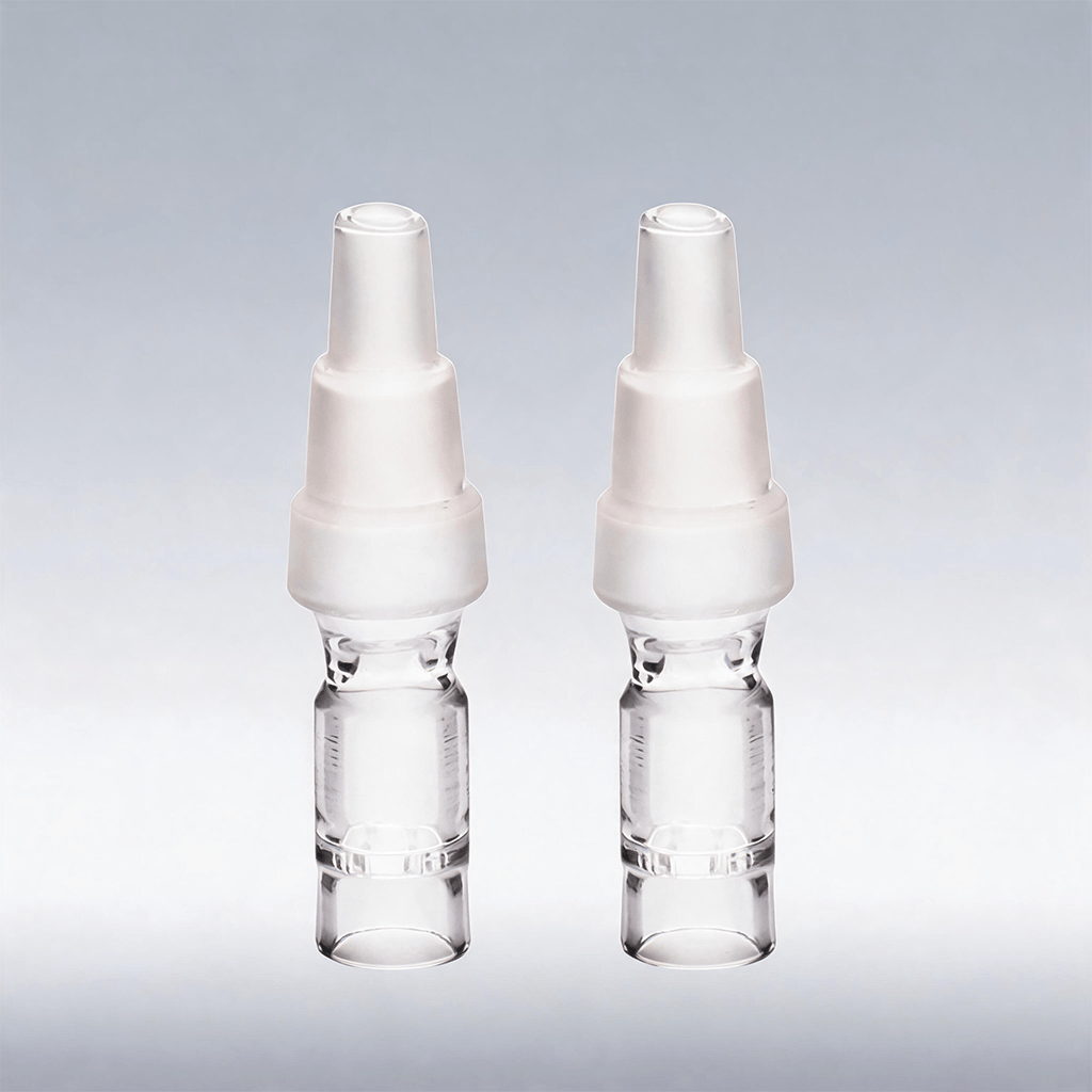 2 piezas 10mm/14mm/18mm 3 en 1 Water Tupe Bong Adapter Glass WPA Accesory para Arizer Solo 3 2 Air 2 Max SE