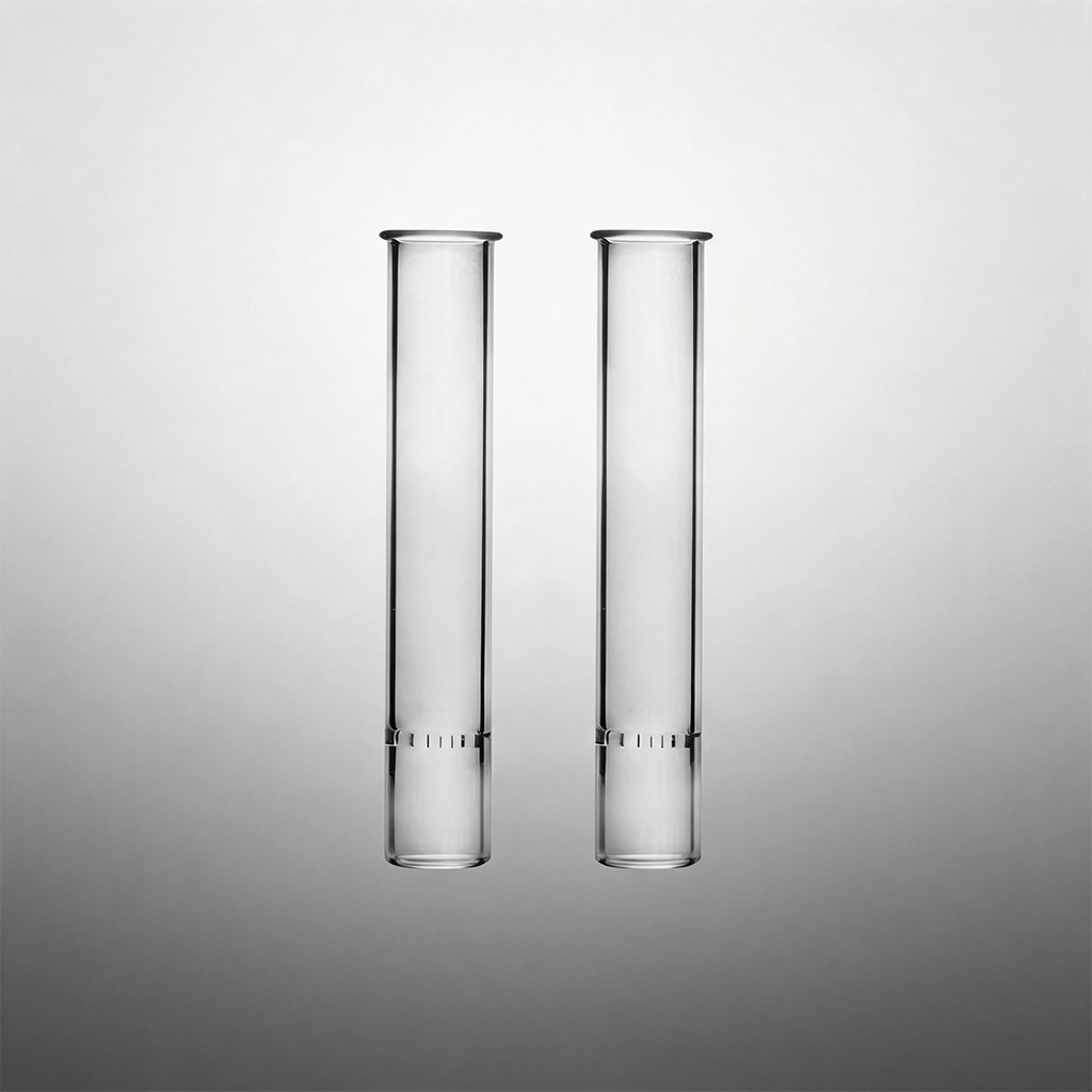 2 unidades de tubo de vidrio con vástago de 70 mm y punta de vidrio para recambio de aroma para Arizer Argo