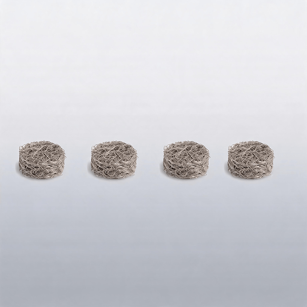 4 unidades de almohadillas de acero inoxidable VENTY VEAZY Mighty+ para rellenar concentrado
