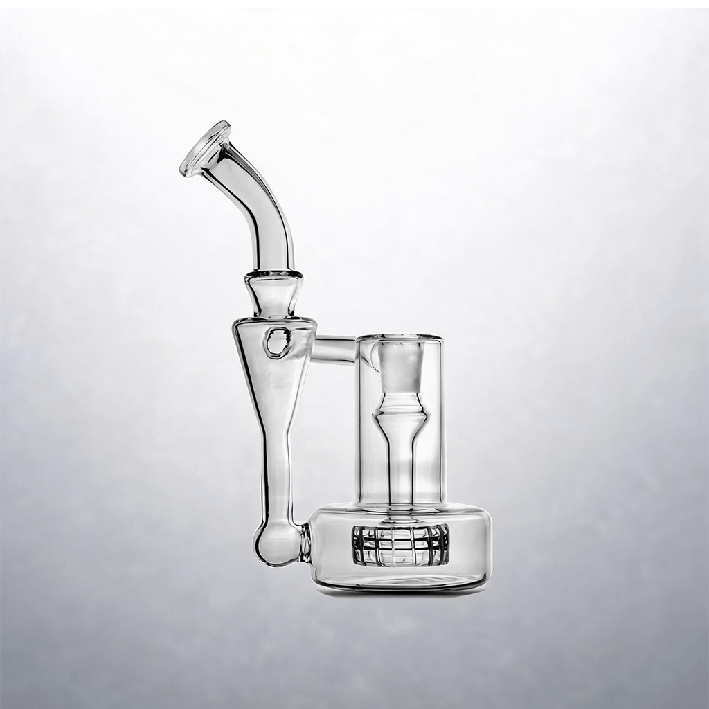 7,5 pulgadas 14mm Reciclador de Matrix Perc Pipa de Agua de Vidrio Bong PERCOLATOR Sidepiece