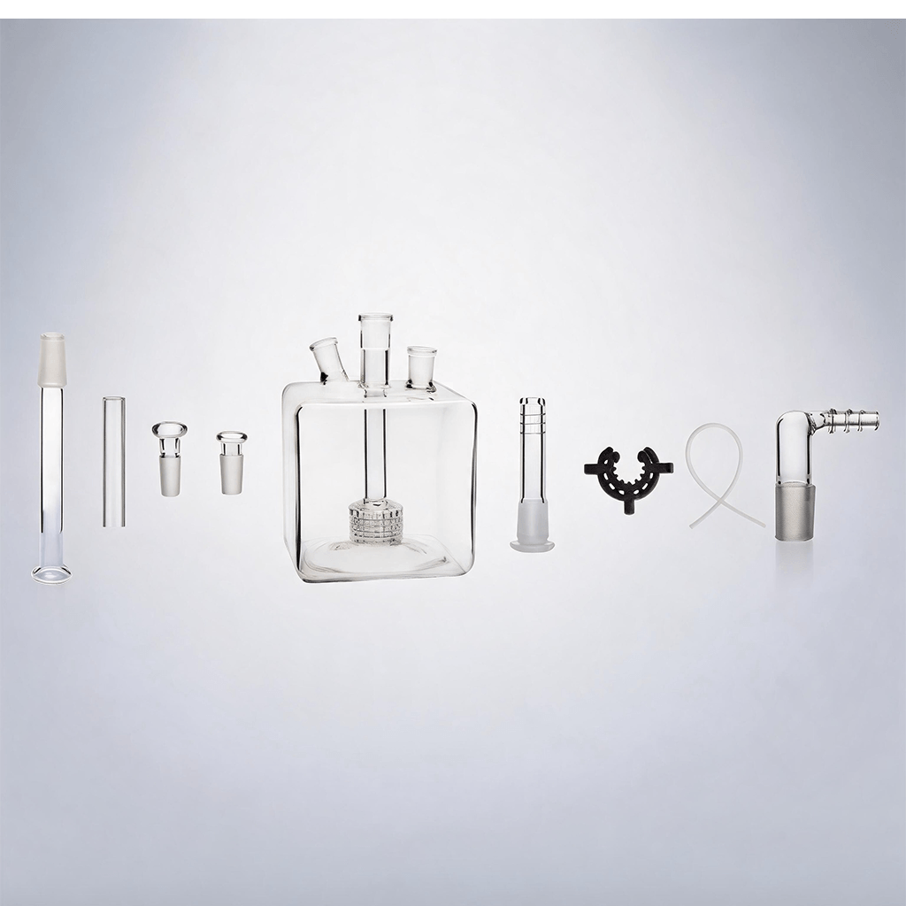 9 en 1 Todo en un 14 mm hembra Mega Cube Square Water Tupe Bong Kit