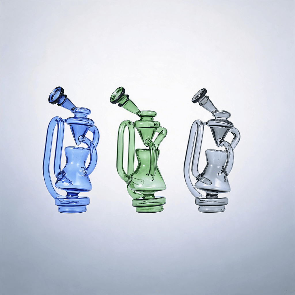 Accesorio de vidrio para la parte superior de la pipa de agua Peak Pro Recycler de 7 pulgadas
