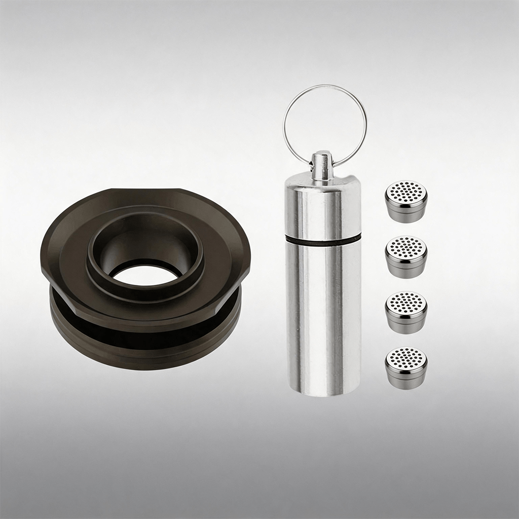 Adaptador para cápsulas dosificadoras con recipiente de almacenamiento para Volcano Hybrid