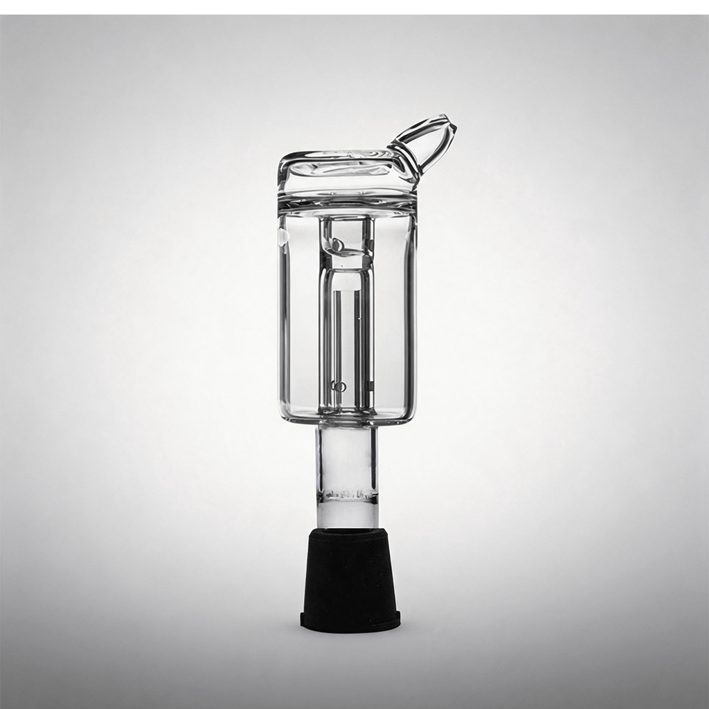 Bong de vidrio Gordito Mini tipo bubbler para Storz Bickel Venty
