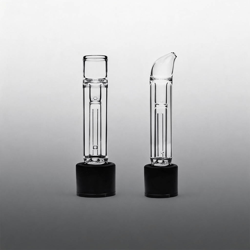 Bong portátil de vidrio tipo bubbler para Venty Storz Bickel