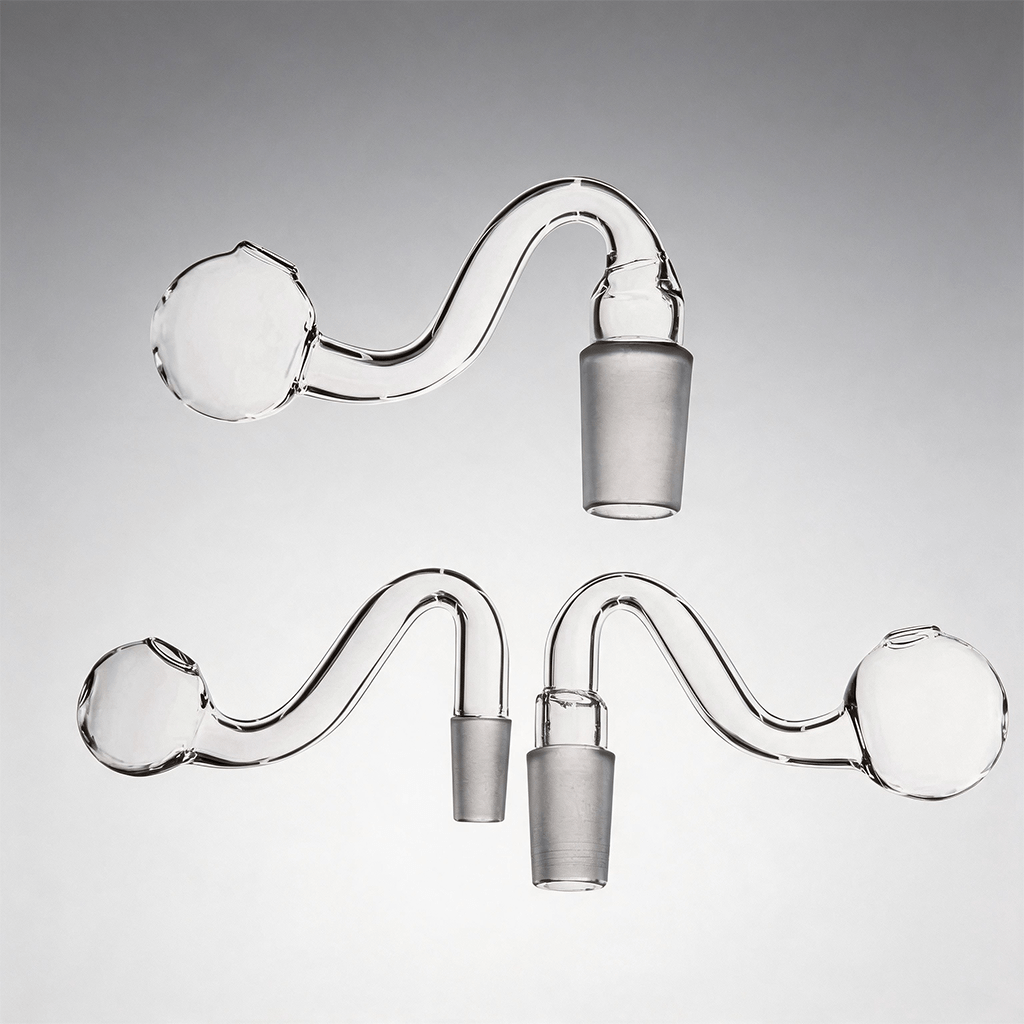 Herramienta para pipa de agua tipo bong con quemador de aceite macho y tazón de vidrio, de 20 mm y 30 mm de diámetro, y 10 mm, 14 mm y 18 mm de ancho - Image 2