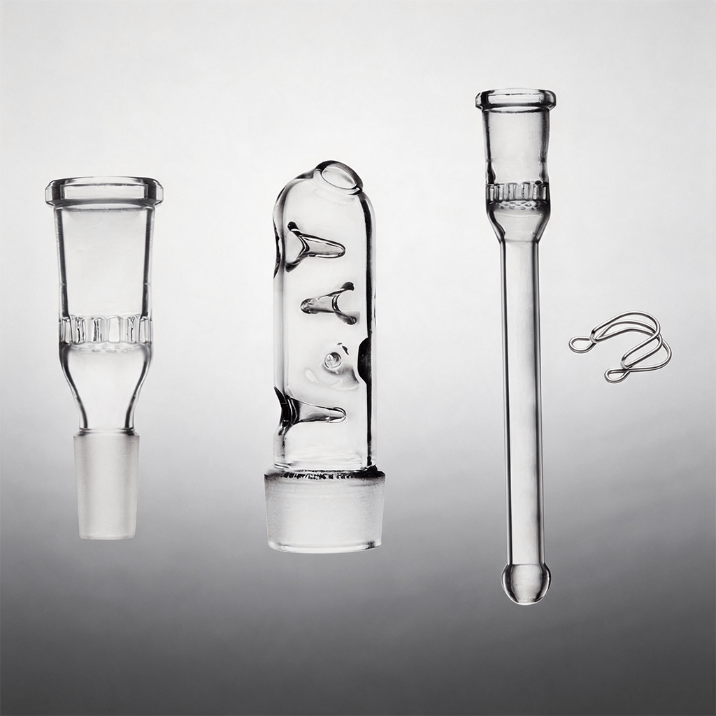 Kit Elev8R con pantalla de vidrio calentador de cuarzo recipiente inyector y soplete