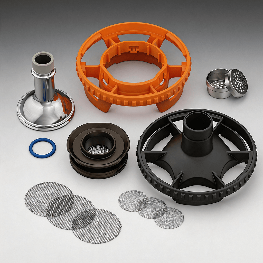 Kit adaptador para la cámara de llenado de cápsulas dosificadoras para VOLCANO Hybrid