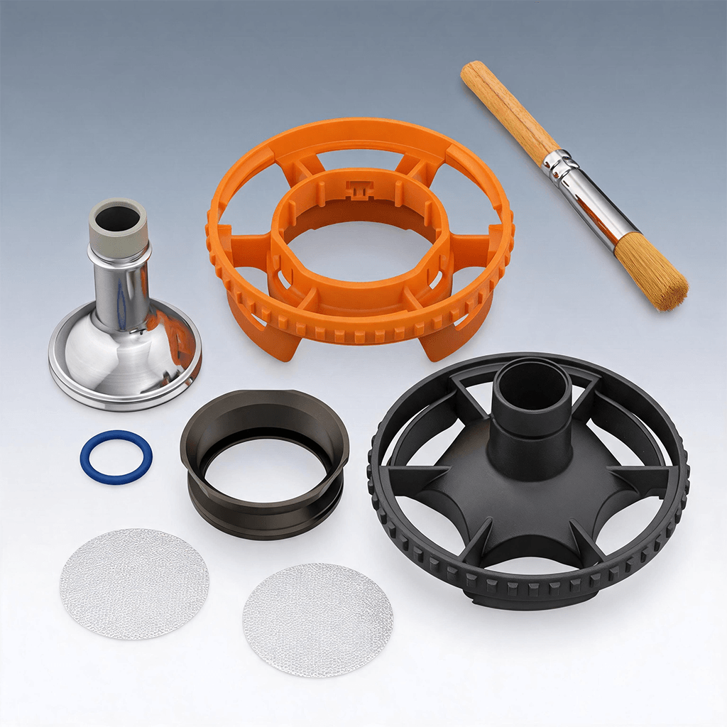 Kit de carcasa para cepillo con rejillas para la cámara de llenado del Volcano Hybrid
