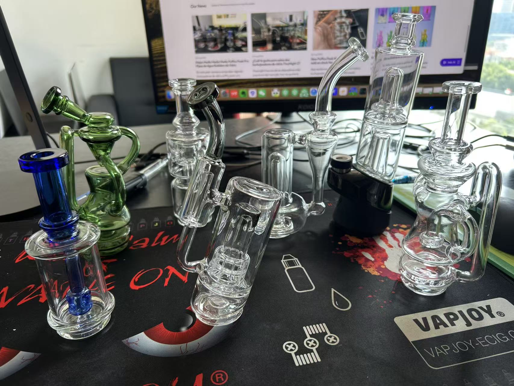 Gran tamaño de tubería de vidrio de tubería para Puffco Peak Pro