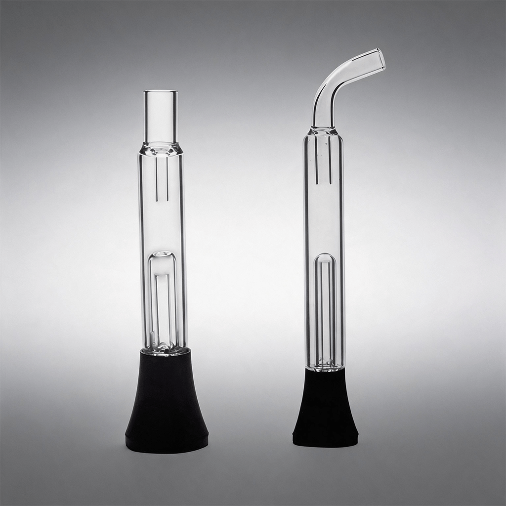 Pax 2 Pax 3 Accesorio para pipa de agua: burbujeador de vidrio con adaptador para pajita