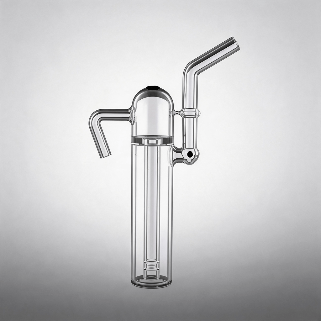 Pipa de agua con burbujeador de vidrio y sidecar Storz Bickel Venty