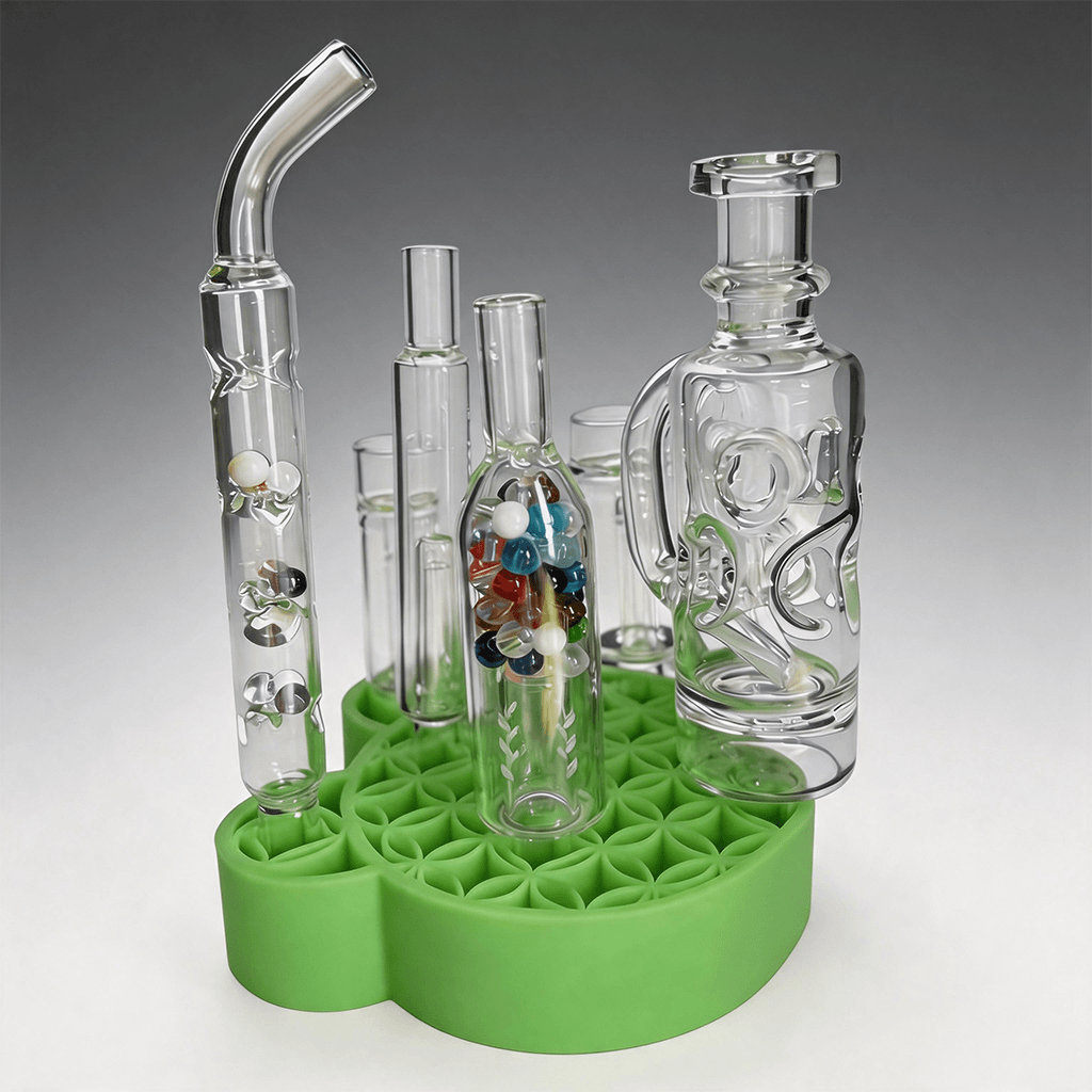 Precioso estuche de exhibición con soporte para tubos de vidrio con forma de gato accesorio para Arizer Tinymight POTV