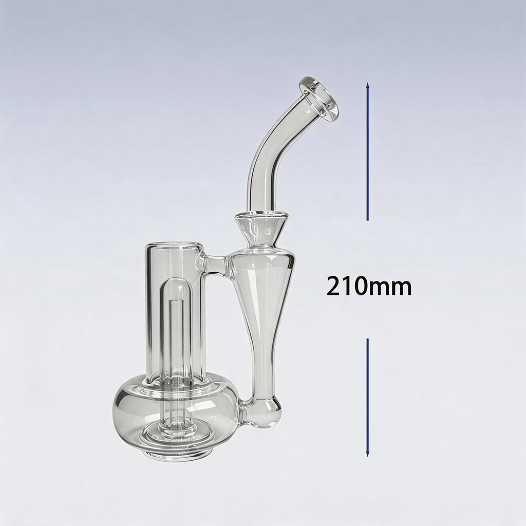 Puffco Peak Pro Recycler pipa de agua con burbujeador de vidrio tipo bong