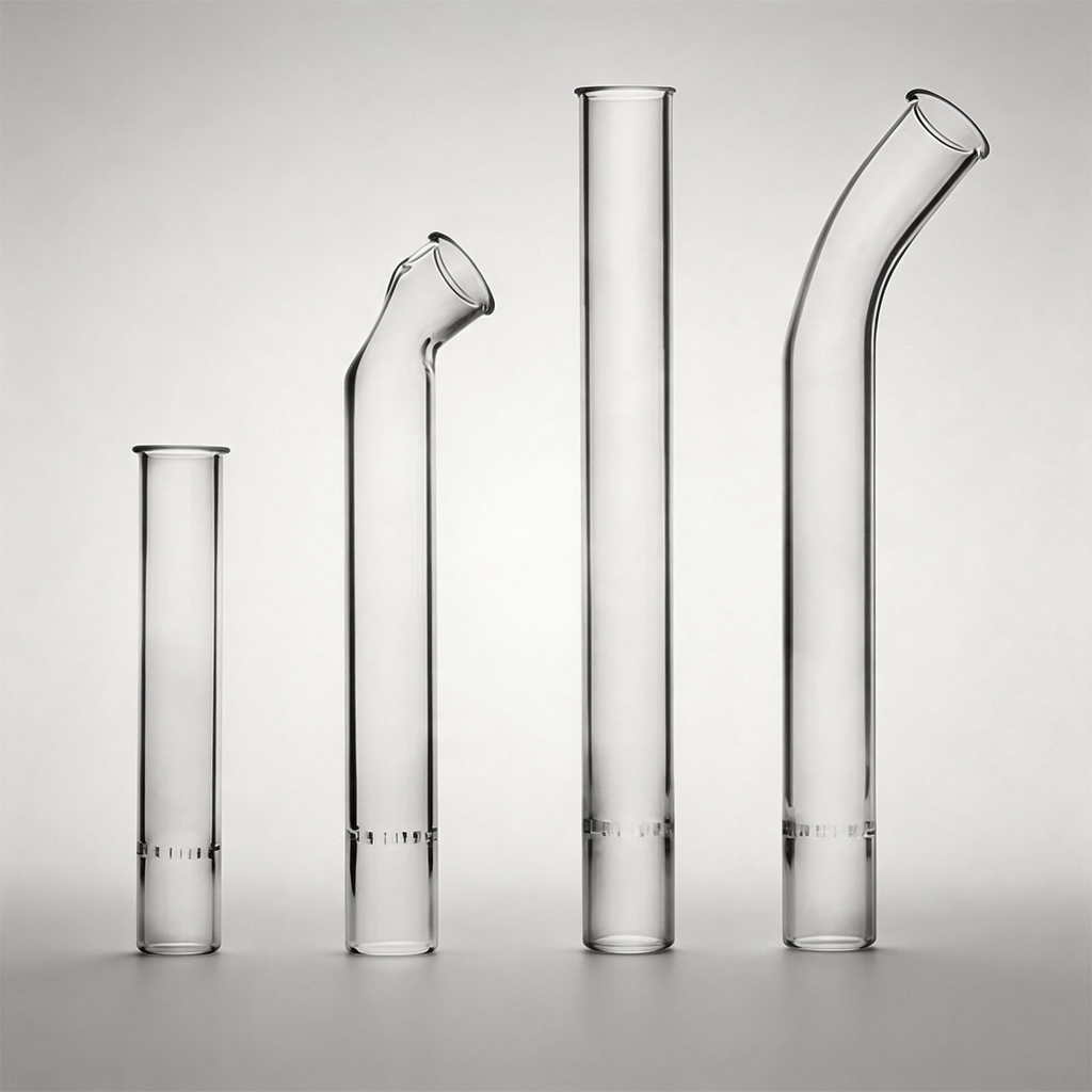 Replacement Vidrio de Replacement 4PCS para Arizer Argo 70mm 90mm 90mm de 110mm de tubo recto Bent