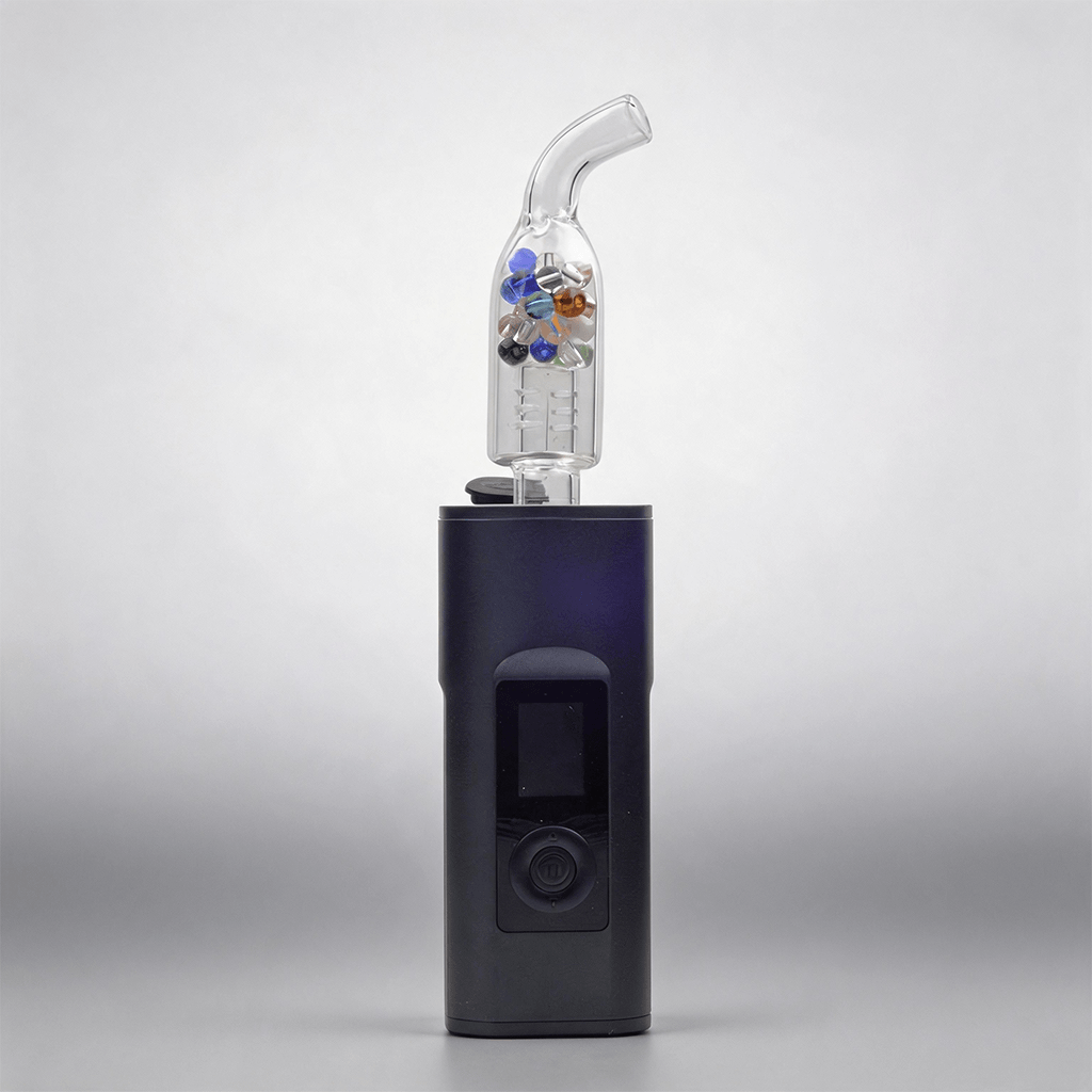 Tubo de vidrio con cuentas Rocket XL y boquilla curvada para Arizer Solo 3, Solo 2, Air 2 y Air Max - Image 2