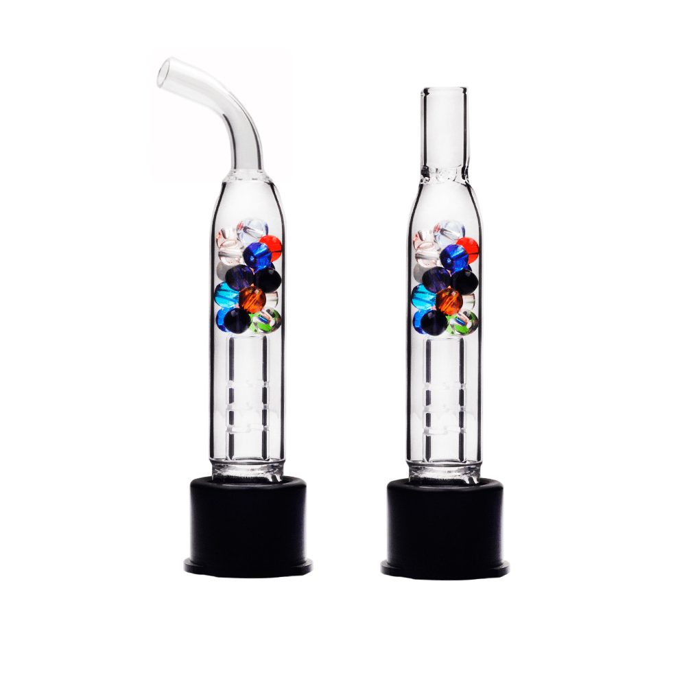Tubo de vidrio con perlas y burbujeador XL para enfriamiento, compatible con el Storz Bickel Venty