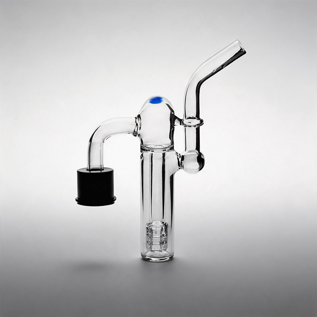 Pipa de agua con burbujeador de vidrio tipo Sidecar Matrix Perc para el Venty de Storz & Bickel