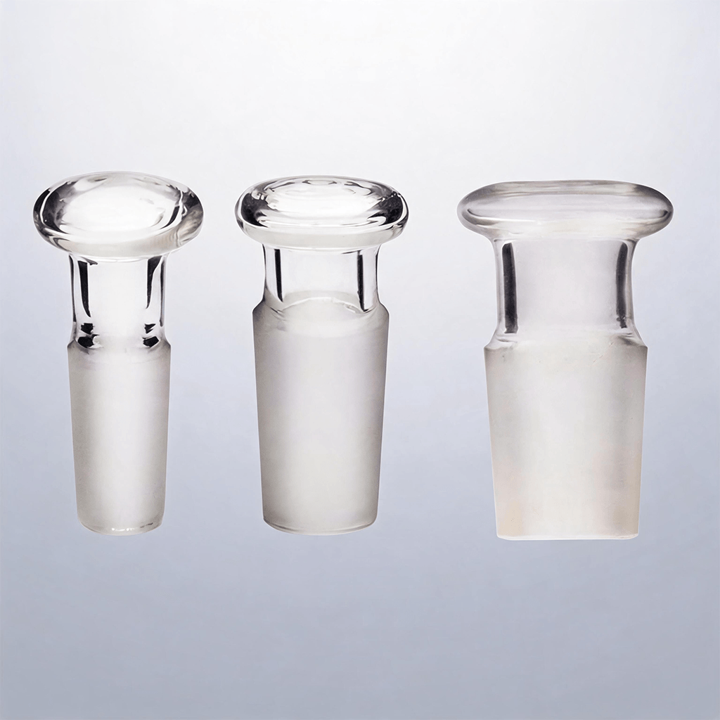 2 piezas tapones de vidrio macho de 10 mm 14 mm y 18 mm adaptador para pipa de agua bong y dab rig accesorio
