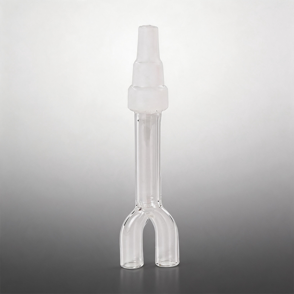Adaptador para pipa de agua de 10 mm 14 mm y 18 mm 3 en 1 con dos puertos y doble cristal para Dynavap