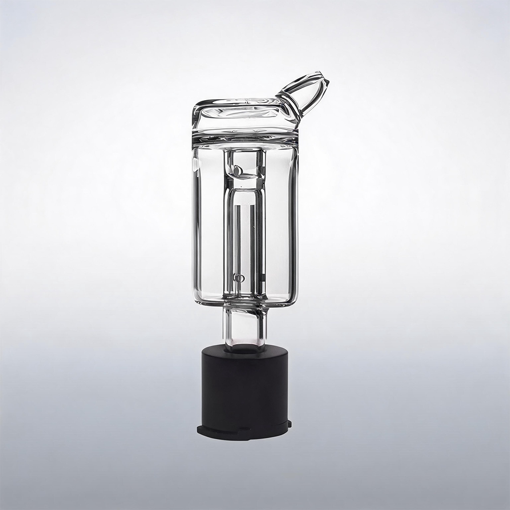 Mini pipa de agua portátil Gordito de vidrio para el Storz Bickel Mighty