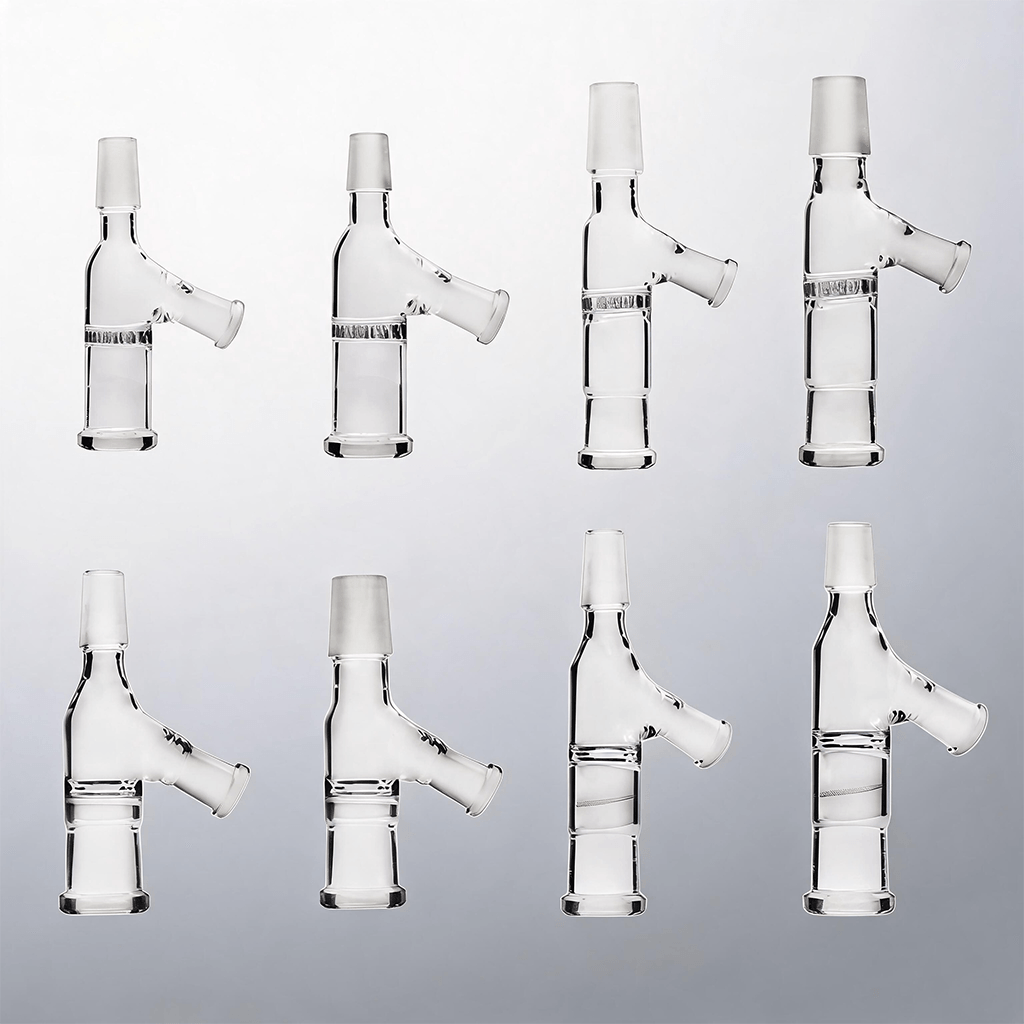 Adaptador de paso para cazoleta de inyección de vidrio Elev8R: accesorio para pipa de agua, bong y rig para dabs