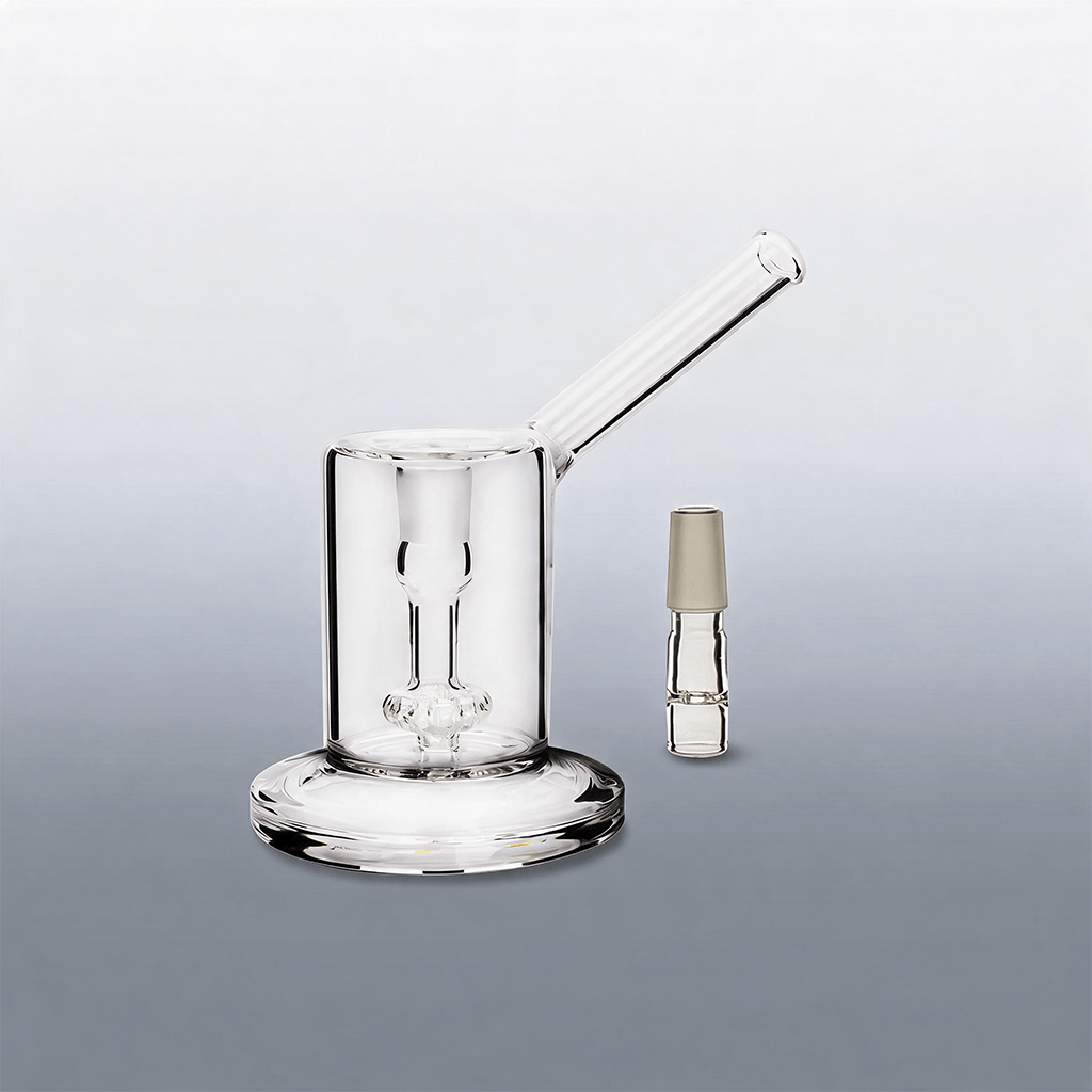 Bong portátil de vidrio con burbujeador y filtro de matriz Perc con WPA para Arizer Solo 3 y Air Max SE