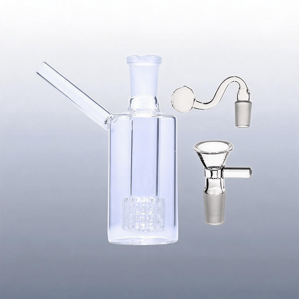 Kit clásico de pipa de agua con percolador Matrix, quemador de aceite y burbujeador de vidrio