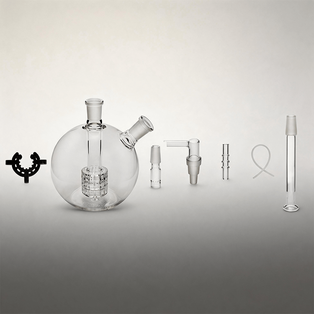 Kit de adaptador de bong de vidrio Mega Globe para pipas de agua compatible con Arizer Solo 3 SE 2 Air y 2 Air Max