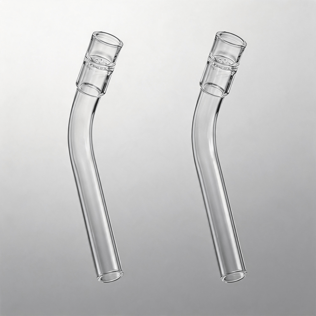 Osgree 2 piezas de tubo de vidrio curvado de repuesto para Arizer Solo 3 Max SE, Solo 2 y Air 2