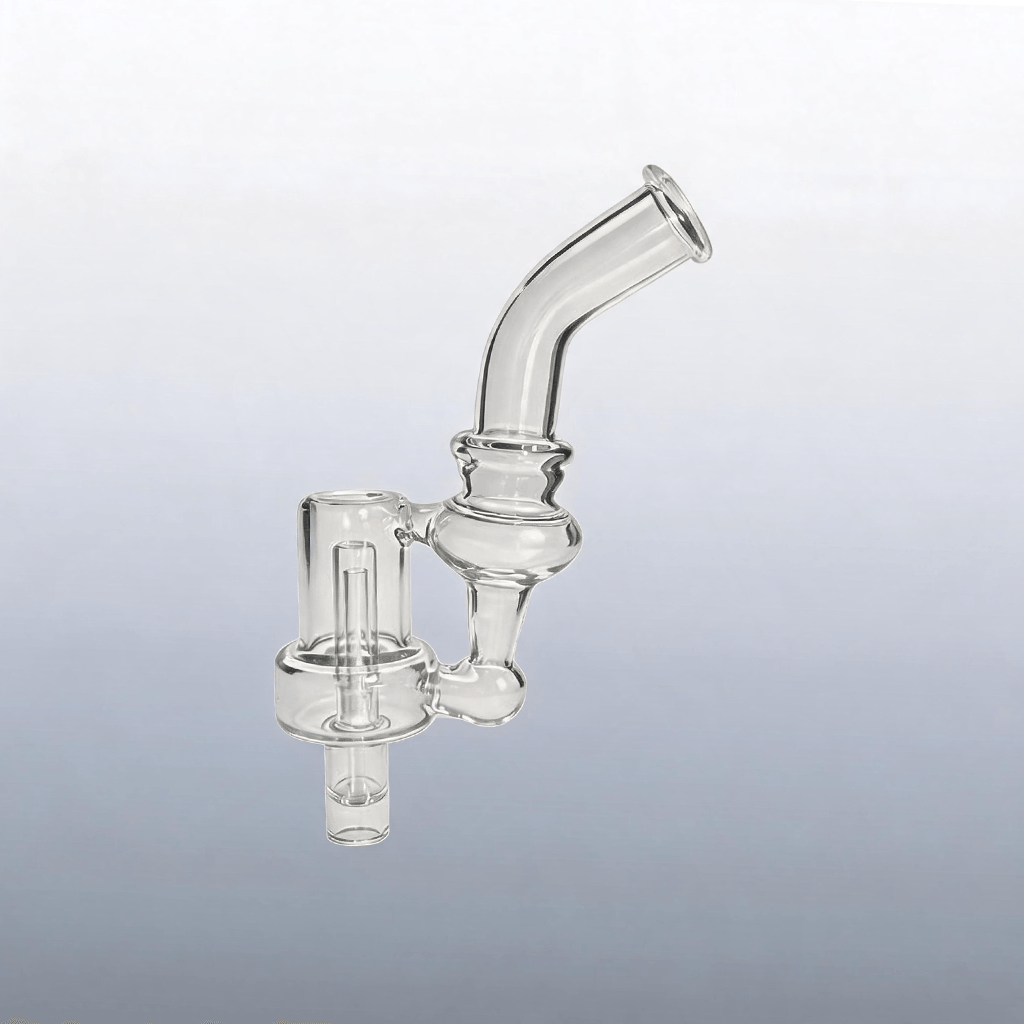 Pipa de agua con boquilla curva y burbujeador de vidrio para Arizer Solo 3, Solo 2, Max Air 2 y SE
