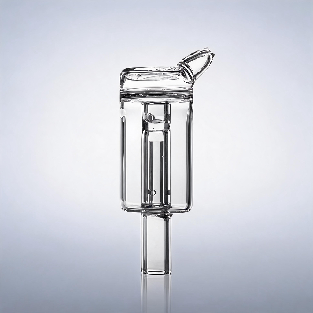Pipa de agua con burbujeador de vidrio Dynavap Gordito
