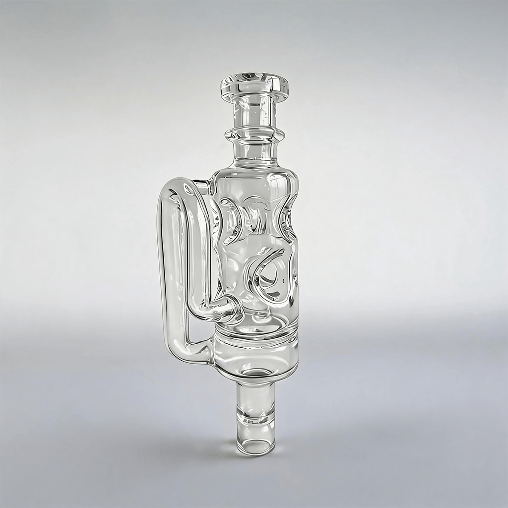 Pipa de agua con burbujeador de vidrio Tinymight 2 Swiss Perc Recycler