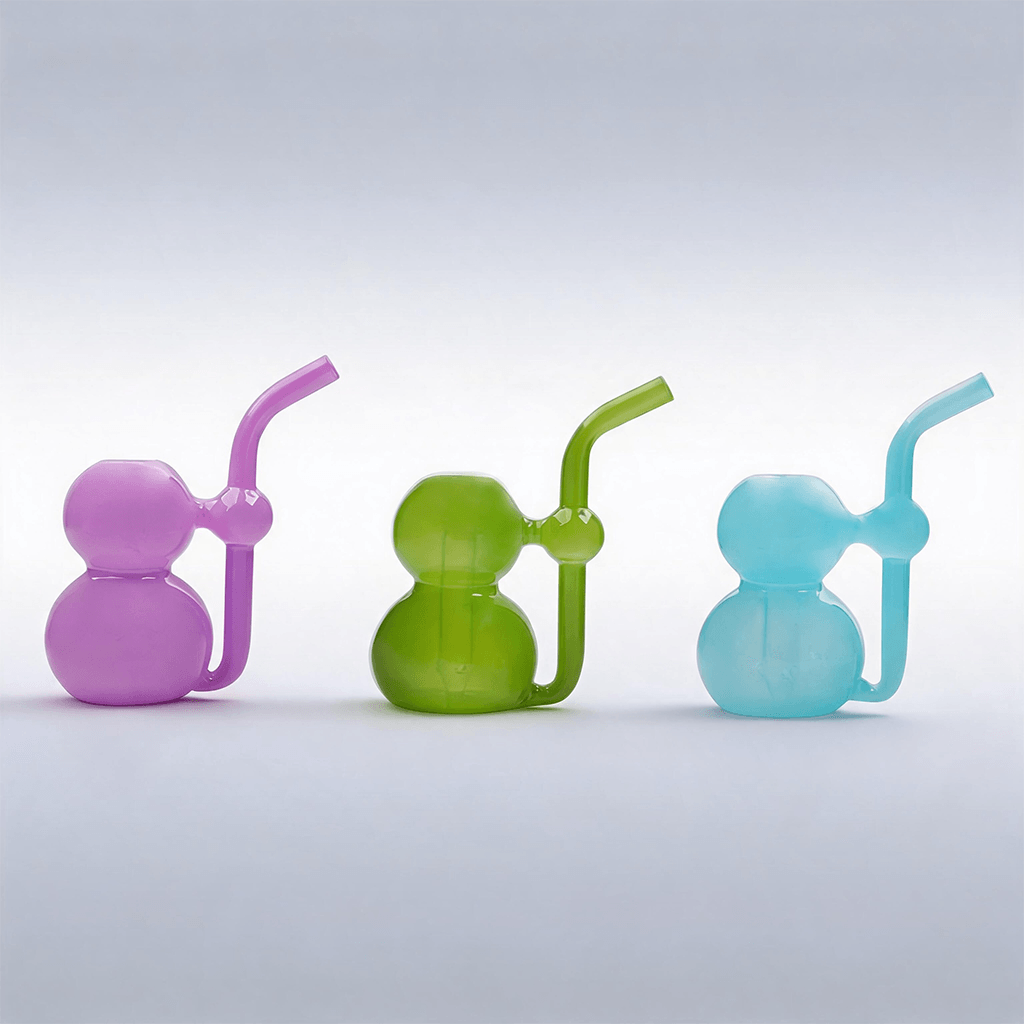 Quemador de aceite para pipa de agua de vidrio con forma de calabaza color jade 10 mm con conexión hembra