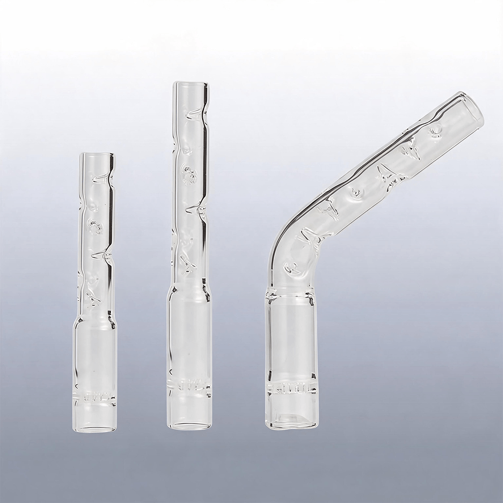 Tubo de vidrio con hoyuelos de 70 mm 90 mm y 110 mm tubo de enfriamiento 3D para Arizer Solo 3 Solo 2 y Max Air