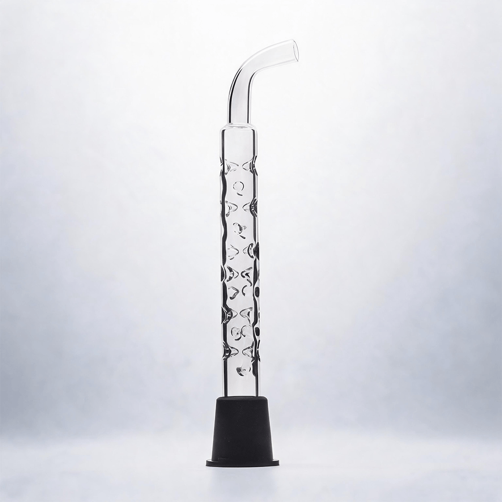 Tubo de vidrio con hoyuelos y enfriamiento 3D para Storz Bickel Mighty y Mighty+