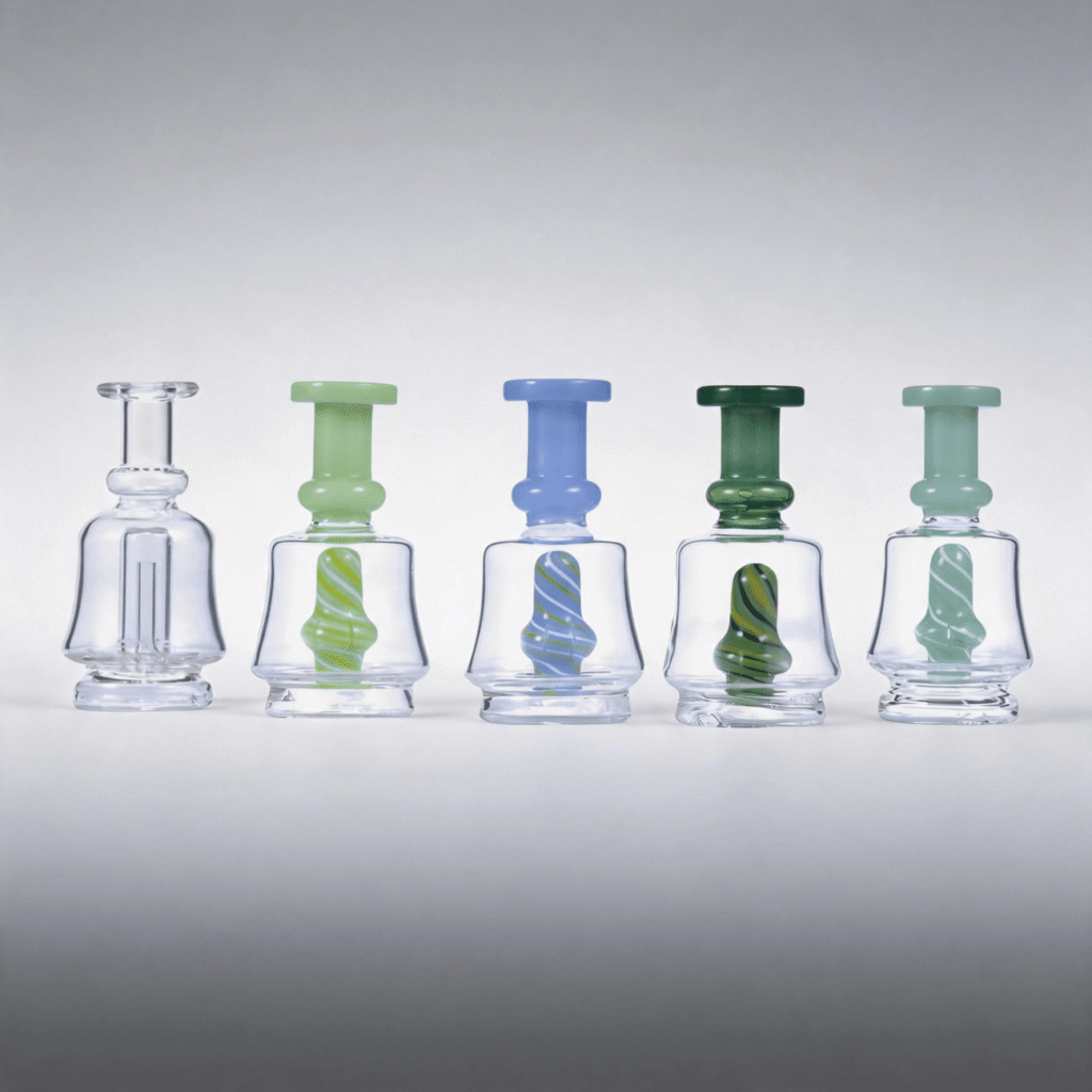 Pipa de agua con cámara para grasa en forma de cono y burbujeador de vidrio para Focus V Carta 1 2