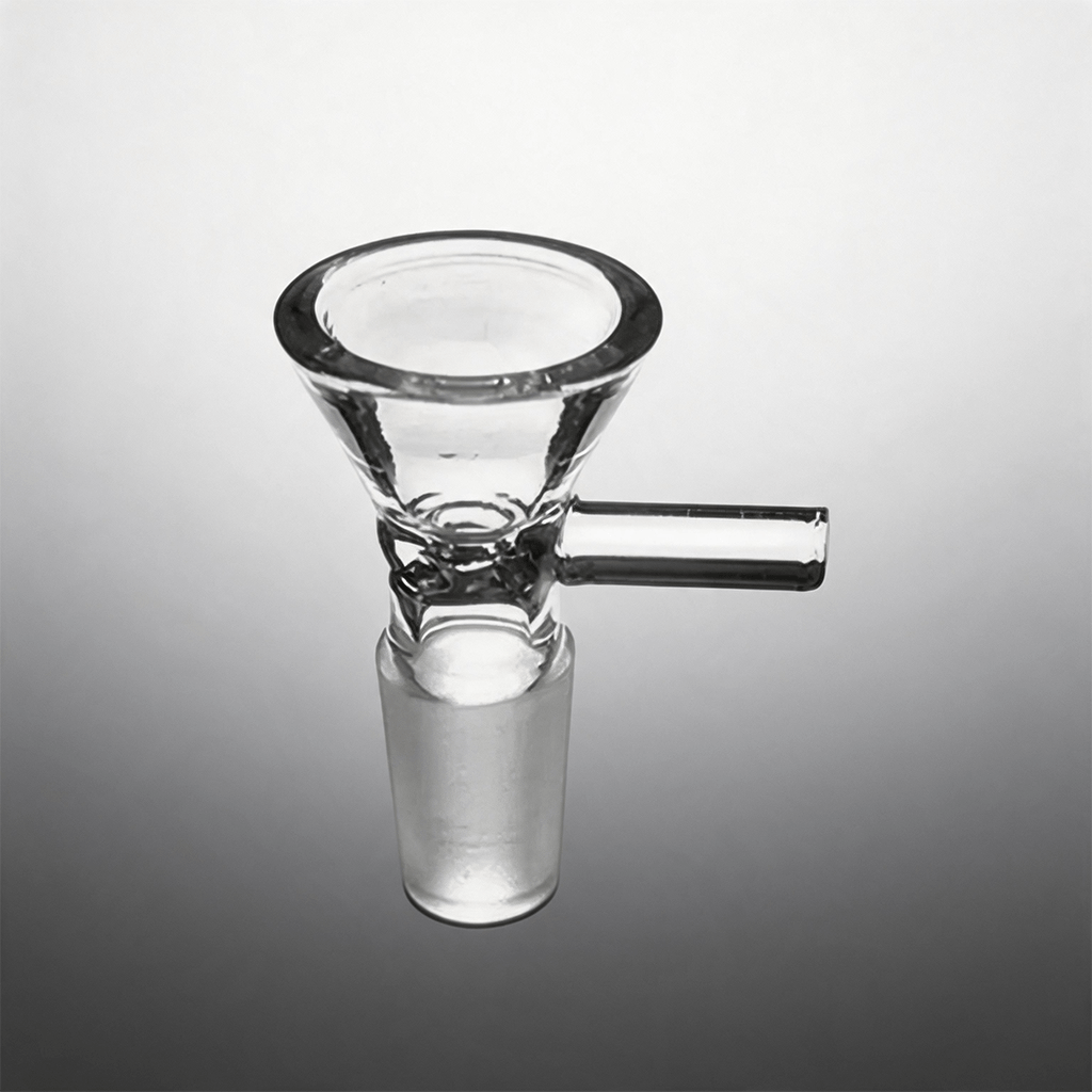 2 piezas de cazoleta de vidrio con asa para hierbas secas de 10 mm 14 mm y 18 mm accesorio para pipa de agua