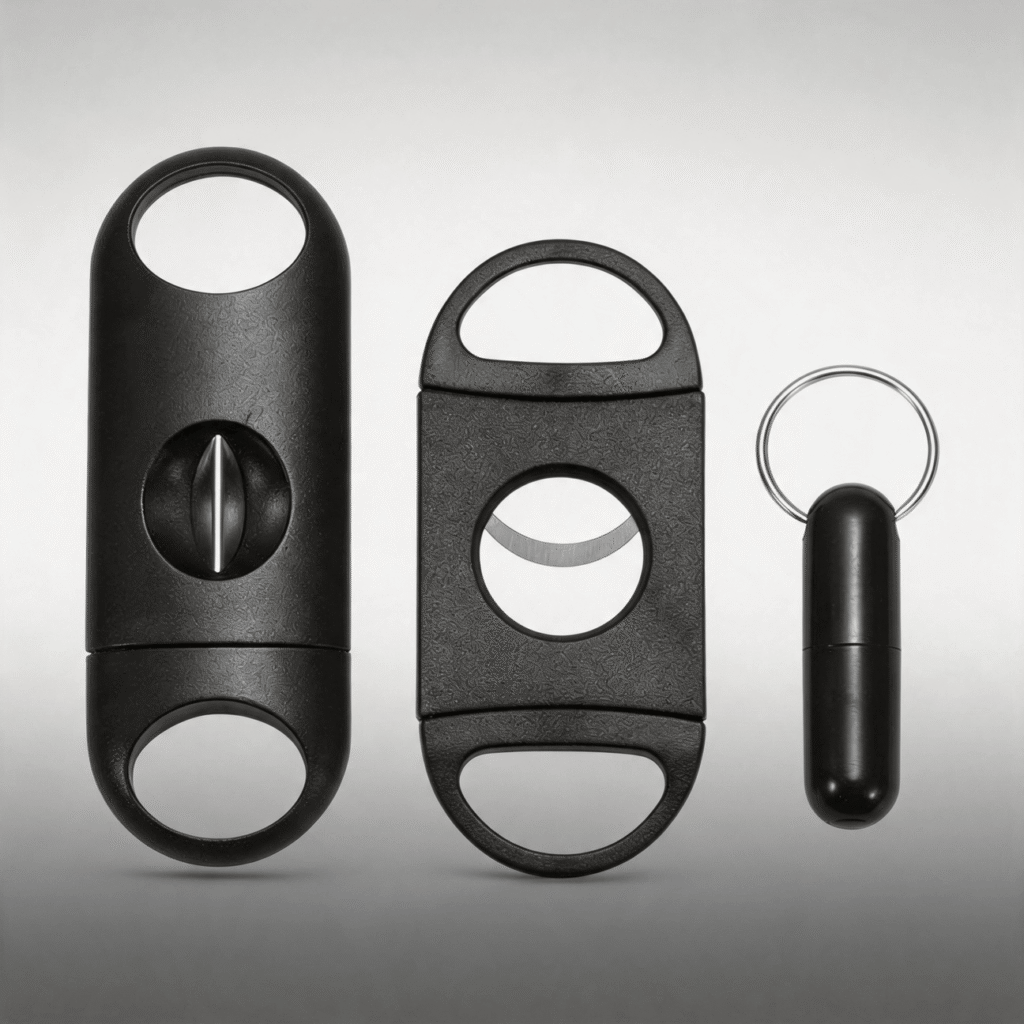 Kit de 3 piezas cuchillas para cortador de puros con corte en V kit de guillotina para puros