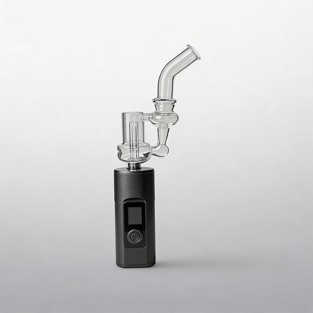 Pipa de agua con boquilla curva y burbujeador de vidrio para Arizer Solo 3, Solo 2, Max Air 2 y SE - Image 2